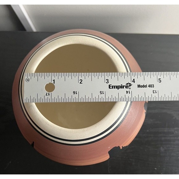 Vintage Native American Indian Art Hand Painted /‎ Desert Skyline - Signed- - Picture 7 of 8